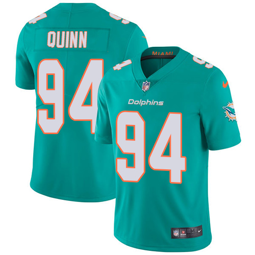 Nike Miami Dolphins #94 Robert Quinn Aqua Green Team Color Youth Stitched NFL Vapor Untouchable Limited Jersey->youth nfl jersey->Youth Jersey